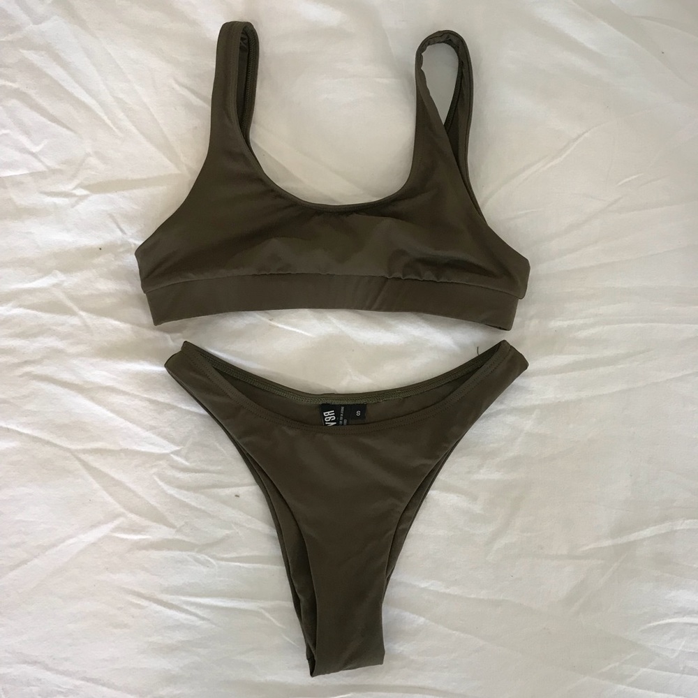 Olive Green Bikini